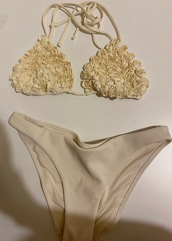 Oysho Dantelli Beyaz İpli Kadın Bikini