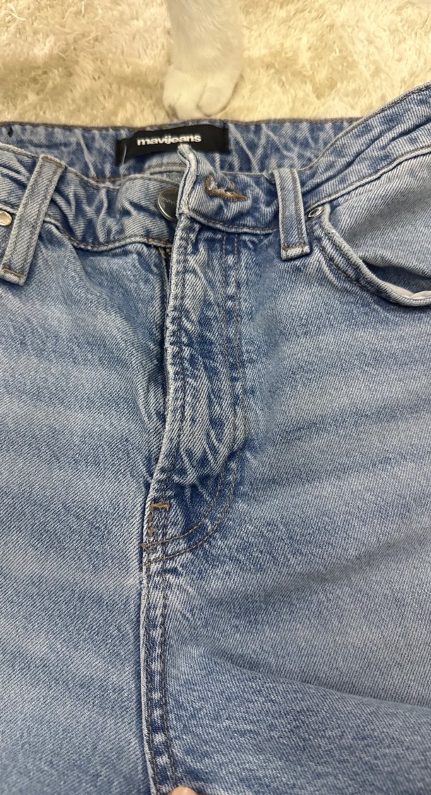 Mavijeans Kadın Gri Normal Kesim Kot Pantolon - Görsel 3