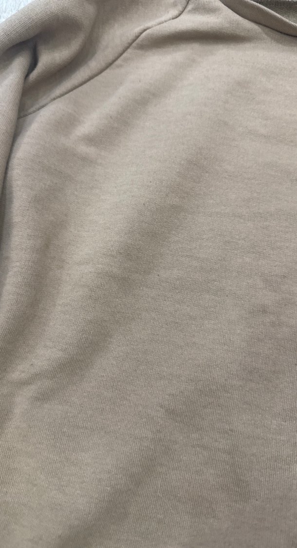 Bej Kadın Basic Sweatshirt - Görsel 4