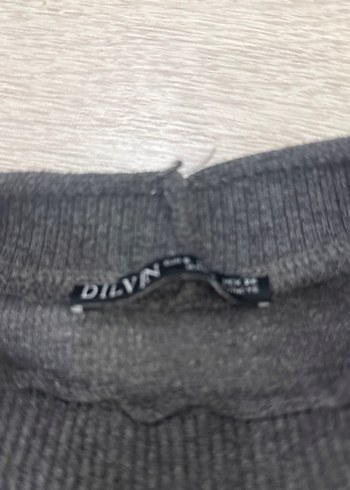 Gri Kadın Midi Rahat Elbise - Görsel 2