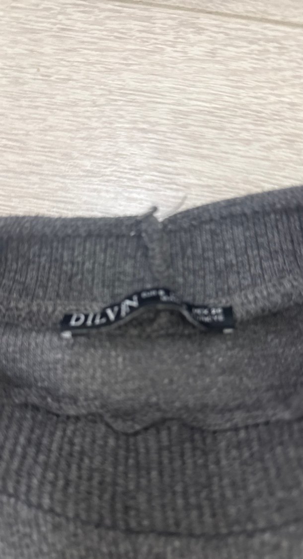 Gri Kadın Midi Rahat Elbise - Görsel 2