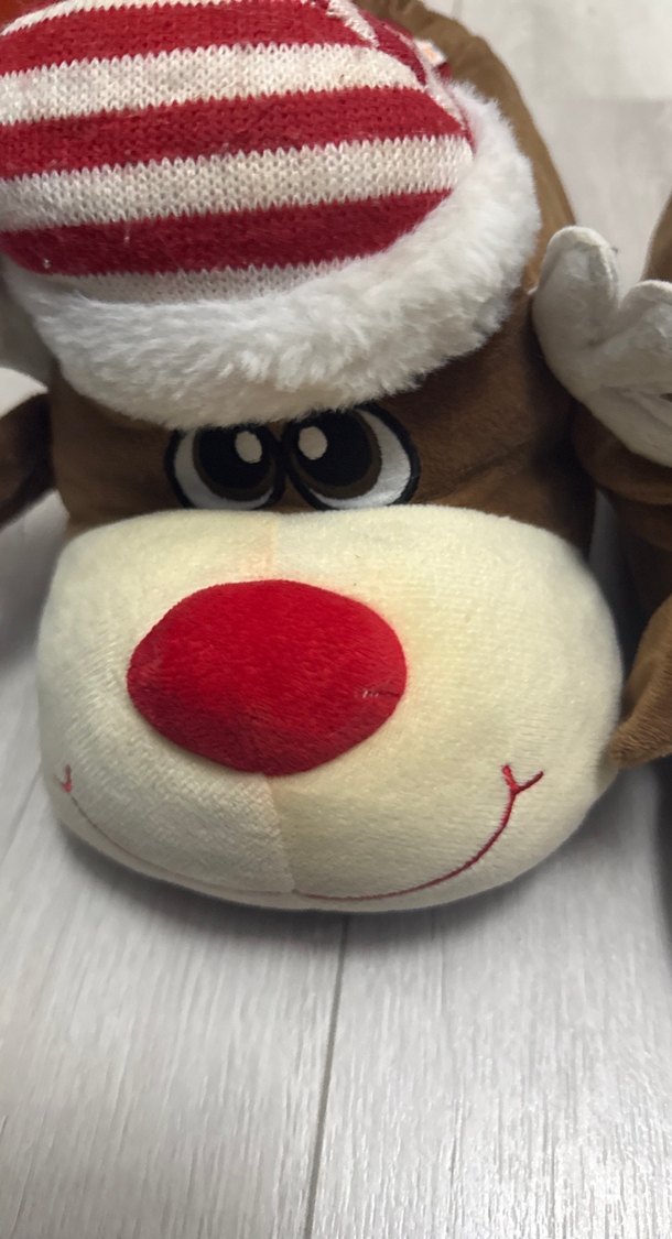 Kahverengi Nakışlı Erkek Çocuk Ev Terliği - Görsel 3