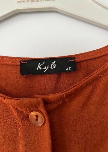 Kiremit renk gömlek - Görsel 2