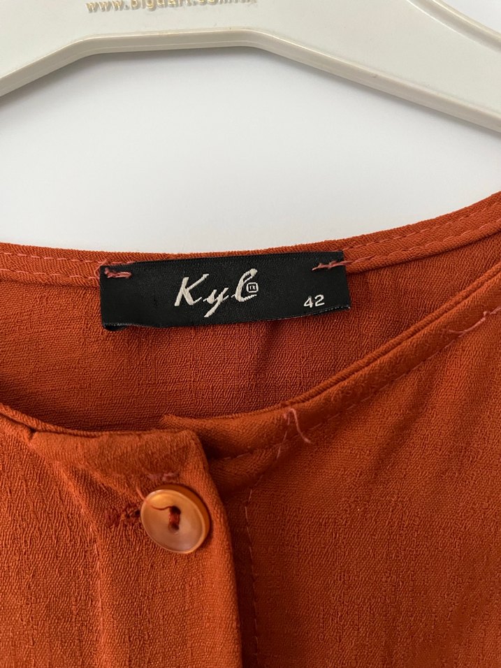 Kiremit renk gömlek - Görsel 2