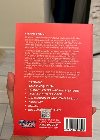 Amok Koşucusu - Stefan Zweig - Görsel 2