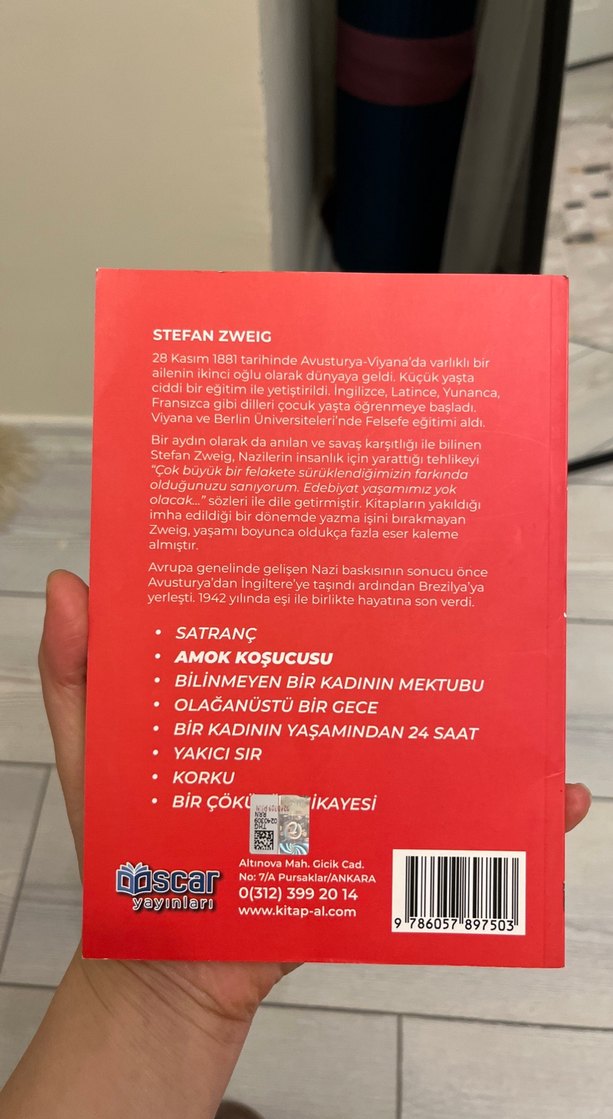 Amok Koşucusu - Stefan Zweig - Görsel 2