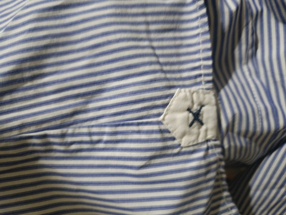 Mavi Çizgili Uzun Kollu Gömlek - Görsel 5