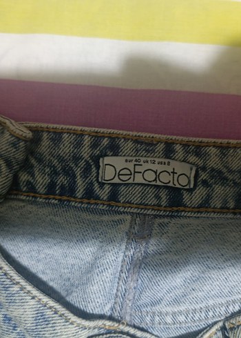 Kadın Mavi Mini Denim Şort - Görsel 3