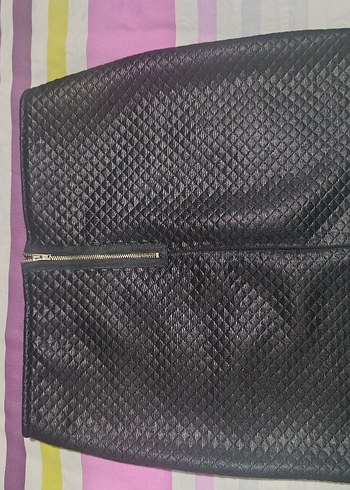 Siyah Pliseli  Midi Etek - Görsel 2