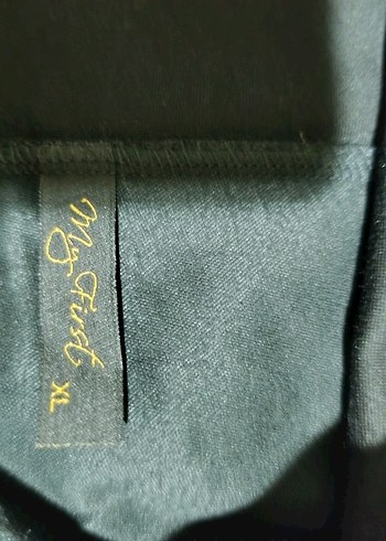 Siyah Deri Detaylı Mini Etek - Görsel 3