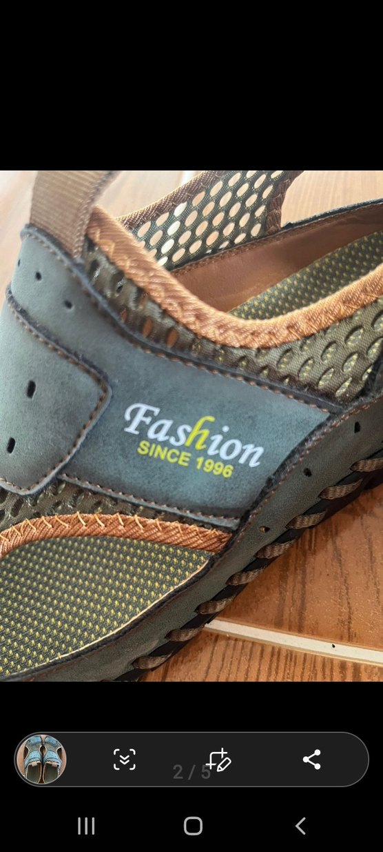 Turkuaz Erkek Bohem Sandalet 46 no - Görsel 2