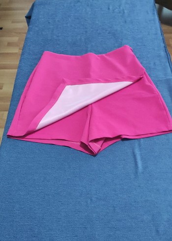 Pembe Mini Şort Kadın - Görsel 2