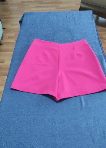 Pembe Mini Şort Kadın - Görsel 3