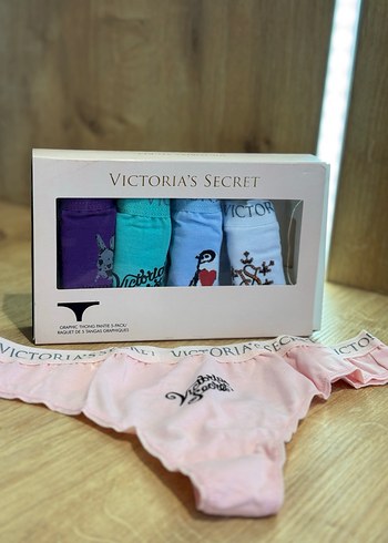 Victoria's Secret Nakışlı Mini Kadın İç Çamaşırı - Görsel 2
