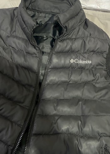 m Beden Columbia Siyah Fermuarlı Erkek Yelek