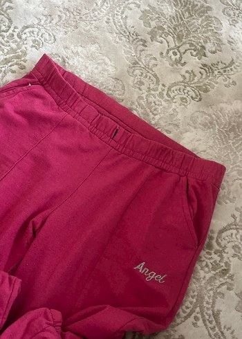 Pembe Rahat Kesim Kadın Eşofman Altı - Görsel 2