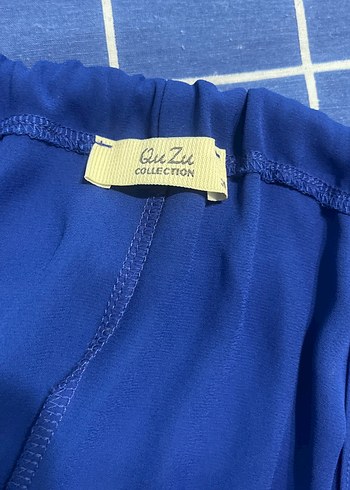 Mavi Midi Zincir Detaylı Kadın Kolye - Görsel 2