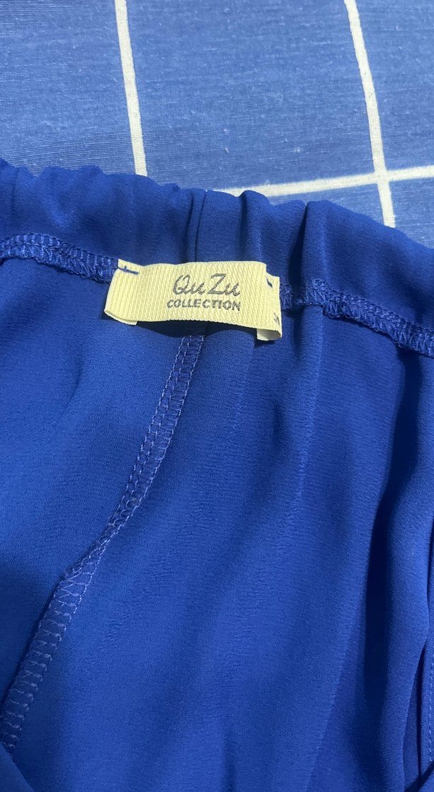 Mavi Midi Zincir Detaylı Kadın Kolye - Görsel 2