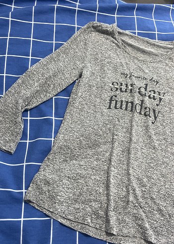 Gri Uzun Kollu triko - Görsel 2