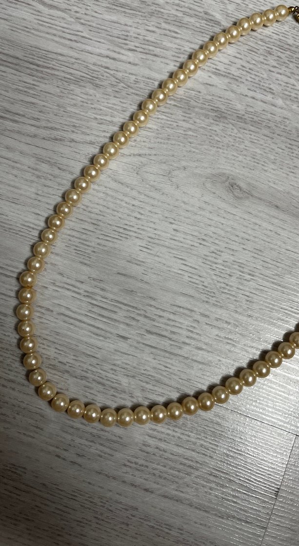 Altın Renkli Boncuklu Midi Kolye - Görsel 3