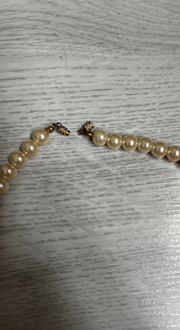 Altın Renkli Boncuklu Midi Kolye - Görsel 2