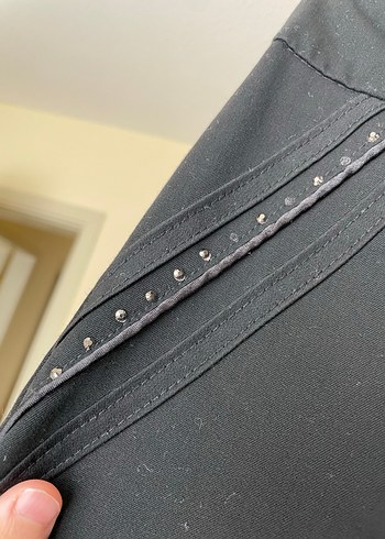 Siyah Kadın Kumaş Pantolon - Görsel 3