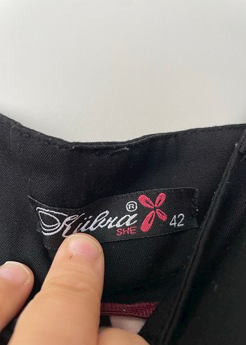 Siyah Kadın Kumaş Pantolon - Görsel 2