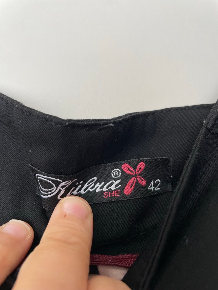 Siyah Kadın Kumaş Pantolon - Görsel 2