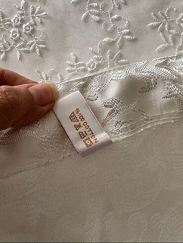 Beden beyaz Renk pike ve nevresim takımı