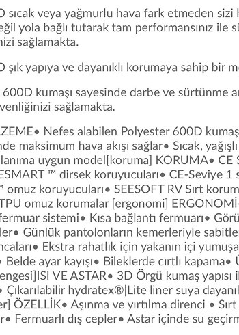 Revit Apex Air Neon Kırmızı Siyah Gri Spor Biker Mont - Görsel 11