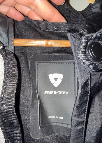 Revit Apex Air Neon Kırmızı Siyah Gri Spor Biker Mont - Görsel 2