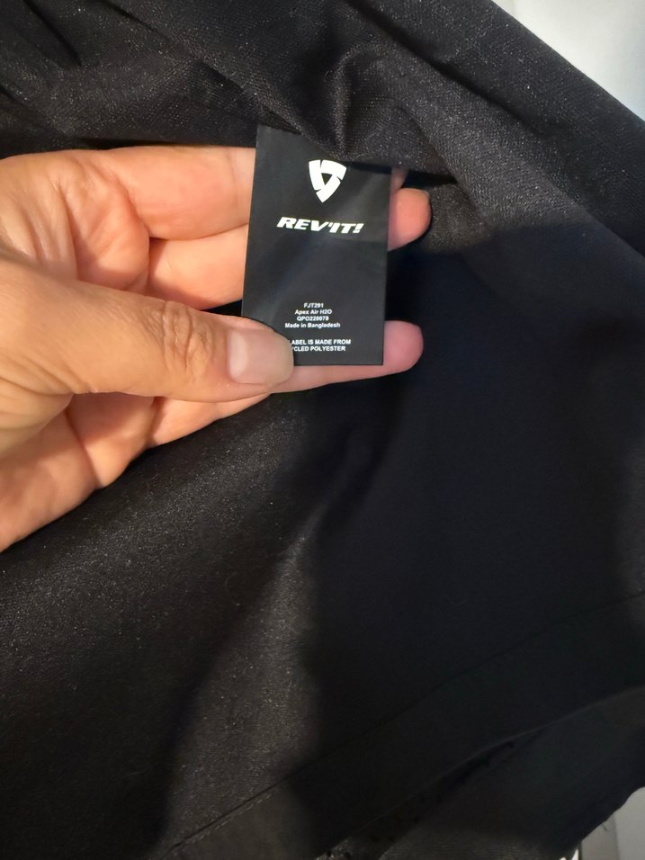 Revit Apex Air Neon Kırmızı Siyah Gri Spor Biker Mont - Görsel 4