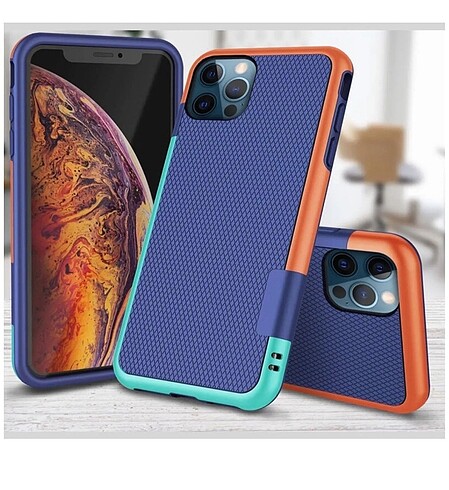 Apple IPhone 12 pro uyumlu Zebana Colorful Cep Telefonu Kılıfı