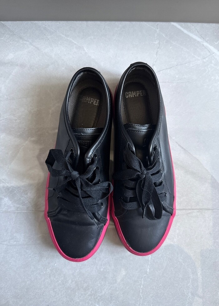 Camper siyah kadın ayakkabı - Görsel 2