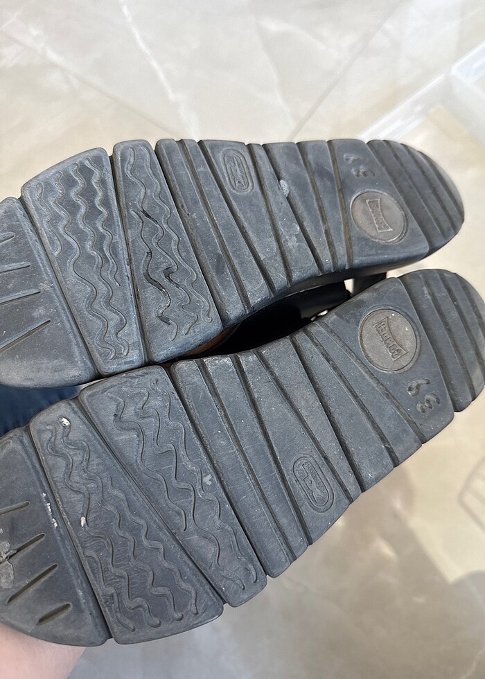 Camper siyah kadın sandalet - Görsel 2