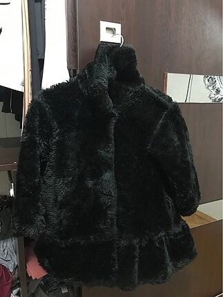 Peluş ceket mont