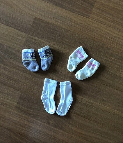 3 adet Bebek Çorap- Ankara