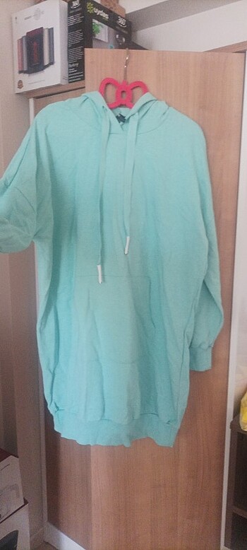 xl Beden turkuaz Renk DeFacto SWEATSHİRT