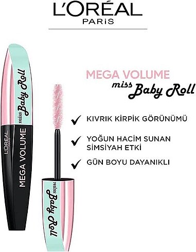  Beden Loreal Baby Roll Mascara