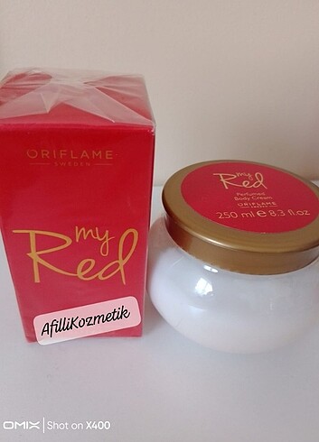 My Red Oriflame Parfüm & Vücut Losyonu 