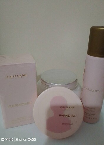 Oriflame Oriflame Paradise Parfüm+Vücut Losyonu+Sprey Deodorant