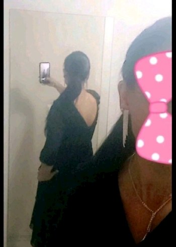 Siyah Transparan Uzun Kollu abiye - Görsel 5