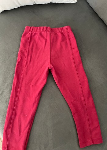 Kız Çocuk bordo Tayt - Görsel 4