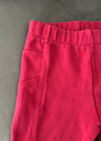 Kız Çocuk bordo Tayt - Görsel 2