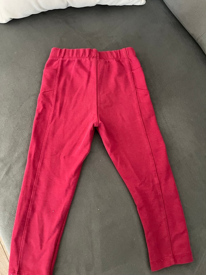 Kız Çocuk bordo Tayt - Görsel 4