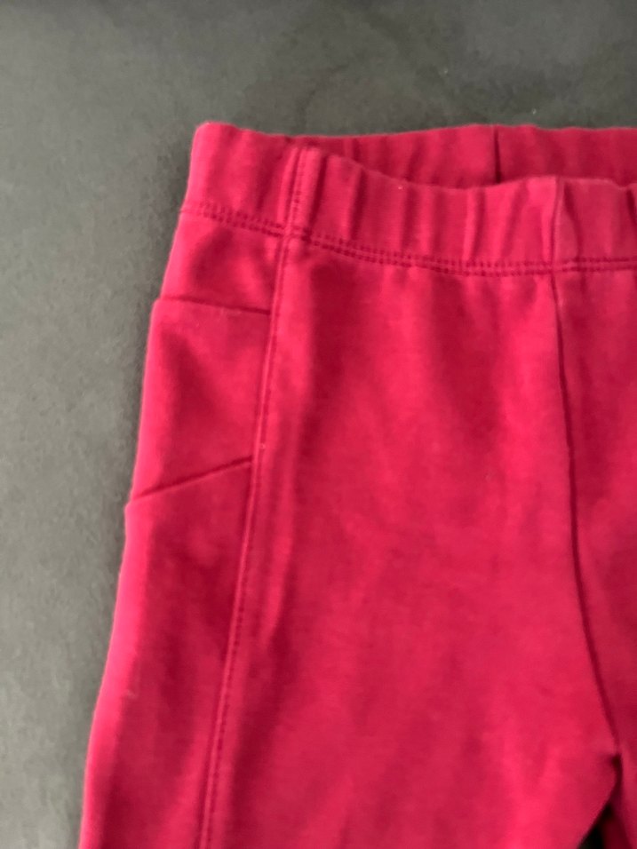 Kız Çocuk bordo Tayt - Görsel 2