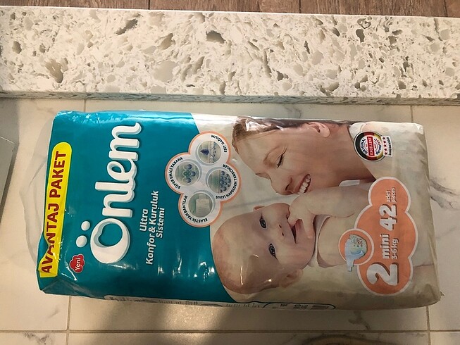 Önlem bebek bezi 2 numara