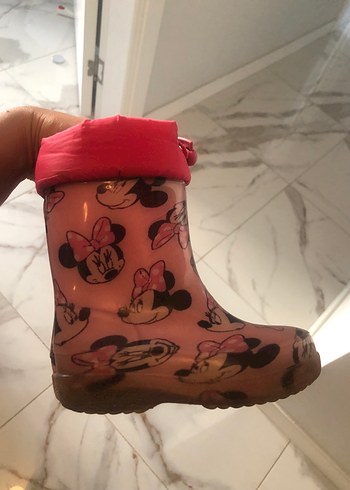 24 Beden pembe Renk Yağmut botu yağmur çizmesi