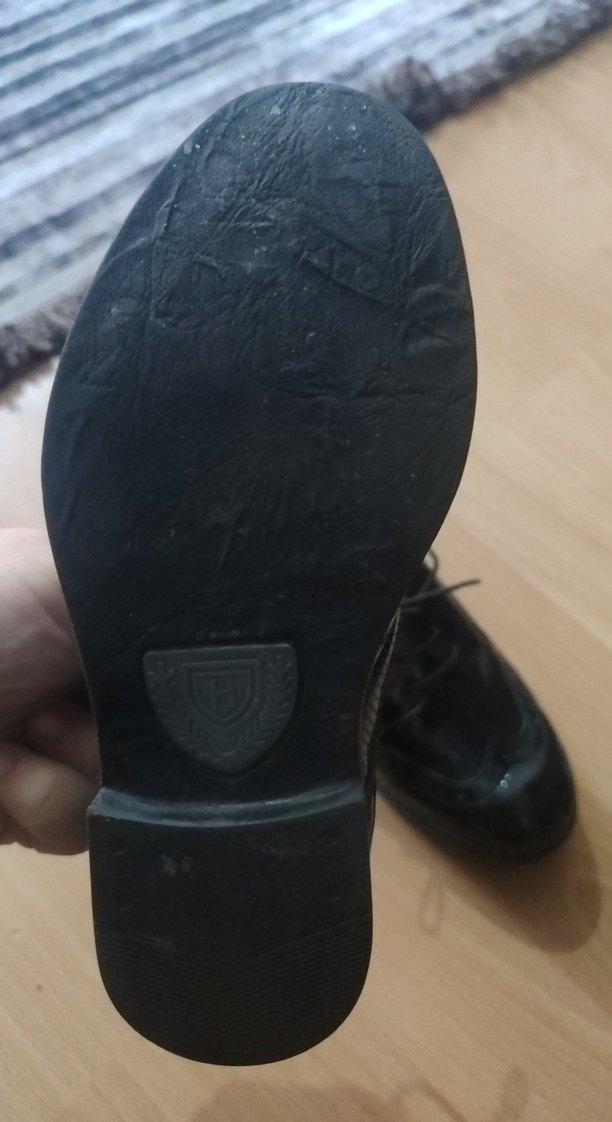 Erkek Siyah Gotik Ayakkabı Bağcığı - Görsel 3