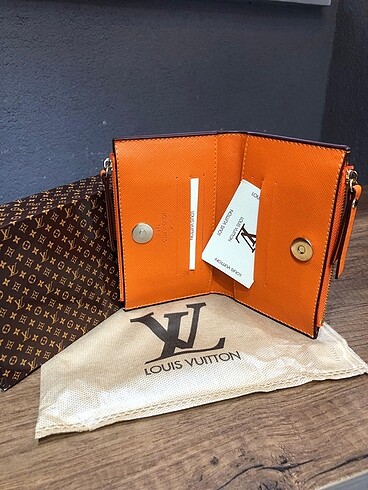 Beden Louis vuitton turuncu cüzdan